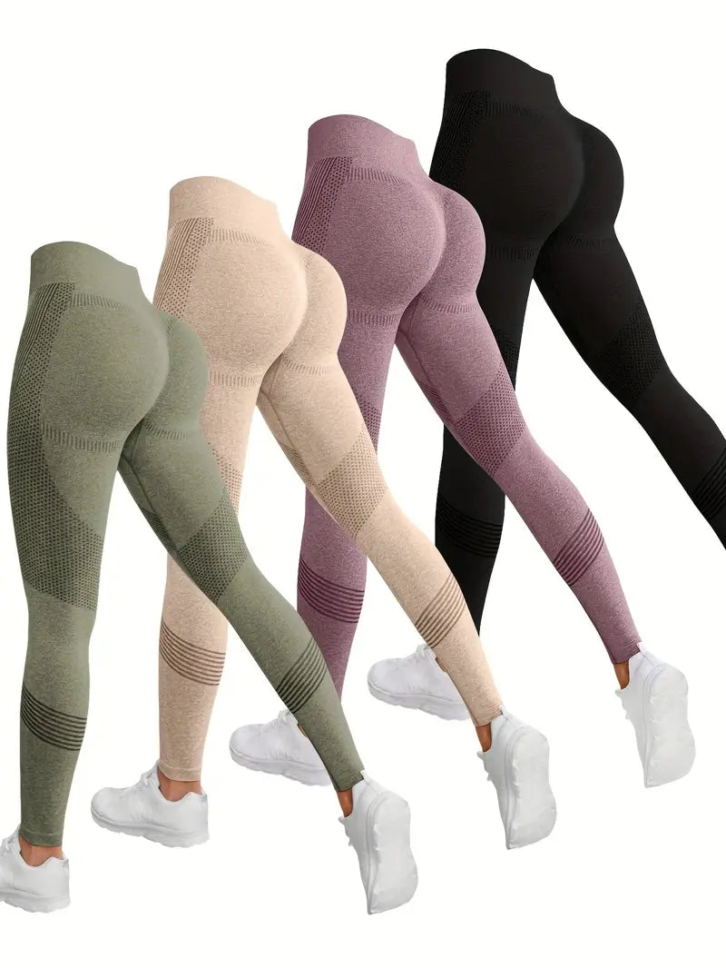 Pack de 4 Leggings Deportivas Modeladoras