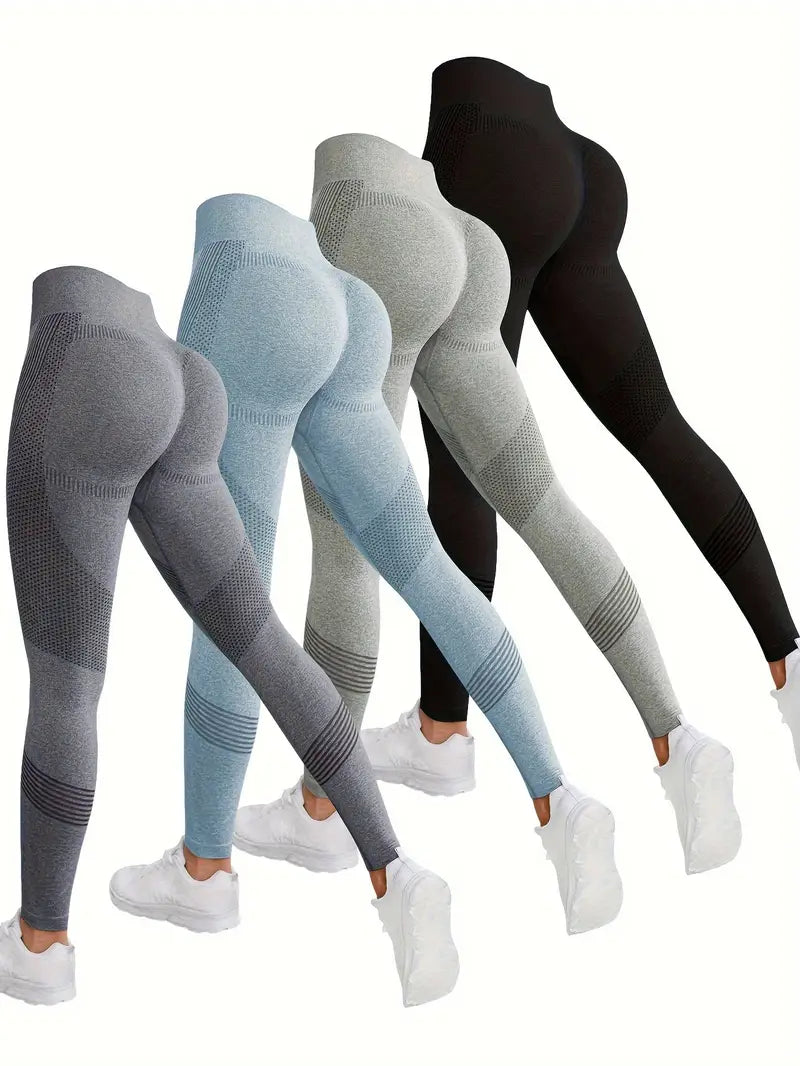 Pack de 4 Leggings Deportivas Modeladoras
