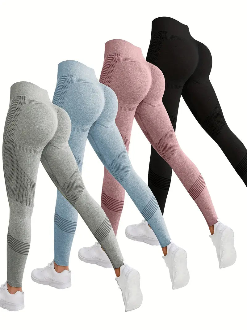 Pack de 4 Leggings Deportivas Modeladoras