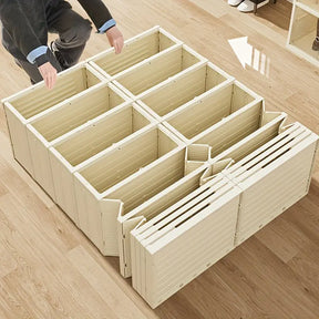 Zapatera Plegable Transparente - Diseño Funcional