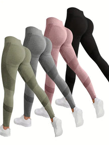 Pack de 4 Leggings Deportivas Modeladoras