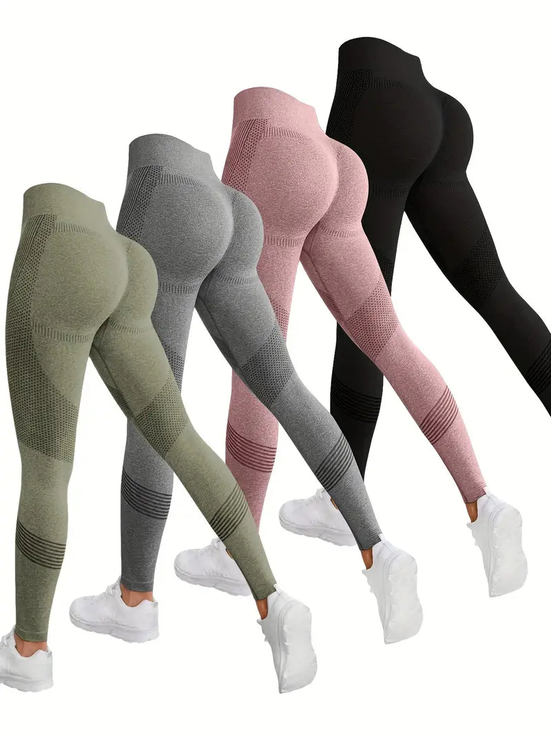 Pack de 4 Leggings Deportivas Modeladoras